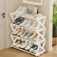 thumbnail image 1 of BiFandian 4-Tier Shoe Rack, Shoe Rack Organizer, Simple Shoe Storage Rack for Daily Use Bedroom Closet Entryway, 1 of 6