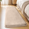 thumbnail image 1 of BiFandian 47 Inch Extra Large Coral Fleece Bath Mat, Soft Fluffy Shaggy Bathroom Rug with Non-Slip Latex Backing, Absorbent Quick Dry Machine Washable Floor Carpet, 1 of 8