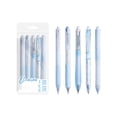 thumbnail image 1 of BiFandian 5-Pack Retractable Gel Pens, 0.5mm Fine Point Tip Pen Set, Smooth Black Ink Writing, 1 of 6