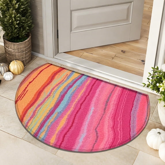 BiFandian Cobblestone Home Welcome Floor Mat, Personalized Non Slip Doormat, Absorbent Dirt Resist Carpet, Housewarming Gift for Living Room, Kitchen, Bedroom Decor
