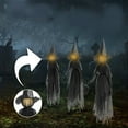 thumbnail image 1 of BiFandian Halloween Glowing 3 People Holding Hands Witch, 1 of 9