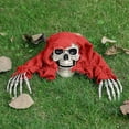 thumbnail image 1 of BiFandian Halloween Skeleton Decorations Outdoor, Skull Ground Breaker Stakes, Outdoor Scary Halloween Yard Lawn Garden Decorations, 1 of 7