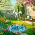 thumbnail image 1 of BiFandian Hanging Birdbaths for Outdoors, USB Powered Fountain for Bird Bath, 2 in 1 Birdbath Bowl with Pump & 4 Water Spray Nozzles for Outdoor Garden, Backyard, Patio, Lawn, 1 of 4