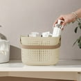thumbnail image 1 of BiFandian Large Capacity Bath Shower Basket, Portable Storage Shower Caddy Storage Basket, Laundry Basket with Handle, Waterproof Bathroom Organizer for Dorm, Spa, Pool, 1 of 6