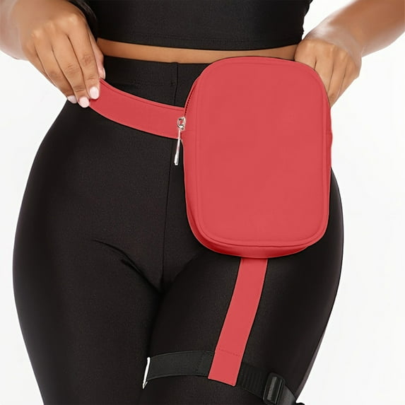 BiFandian Large Capacity Fanny Pack with Leg Strap, Outdoor Sports Cycling Waist Bag, Portable Multifunctional Women's Leg Bag Fanny Bag Belt Pouch for Sports, Fitness, Cycling