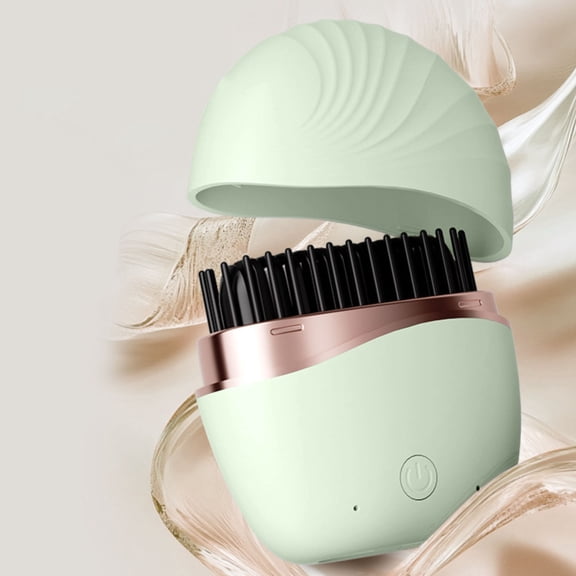 BiFandian Mini Rechargeable Straightening Comb, Portable Hair Straightener with Three Temperature Settings, Compact Travel Hair Styling Tool for Quick Styling