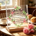 thumbnail image 1 of BiFandian Mothers Day Mom Gifts for Mom from Daughter Son, Delicate Heart Plaque, Birthday Sign Present Idea, Mother's Day Christmas Stocking Stuffers Birthday Acrylic Gifts for Mom, 1 of 6