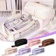 thumbnail image 1 of BiFandian Multi-layer Pencil Case, Large Capacity Pencil Pouch with Zipper, Handheld Pen Bag Cosmetic Bag Portable, Gift for Office Teen Men Women Adult, 1 of 5