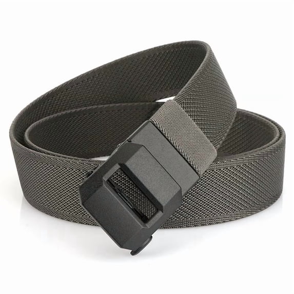 BiFandian Nylon Ratchet Belt, Men's Sports Adjustable Waist Belt with Automatic Buckle, Woven Belt for Casual Wear, Fit, Style