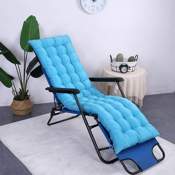 BiFandian Outdoor Chaise Lounge Cushion, Waterproof Sunproof Garden and Patio Rocking Chair Pad, Sandproof Beach Recliner Furniture Cushion