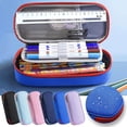 thumbnail image 1 of BiFandian Pencil Pouch with Zipper, Large Capacity Pencil Case, Multi-layer Aesthetic Pen Bag, Sturdy Multifunctional Pencil Bag, Pencil Box, 1 of 9