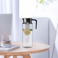 thumbnail image 1 of BiFandian Plastic Water Pitcher with Lid and Spout, Large Capacity Water Bottle, Heat & Cold Resistant Water Carafe with Handle, Clear Juice Jug for Frige, 1 of 6