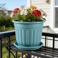 thumbnail image 1 of BiFandian Retro Style Faux Ceramic Planter, Breathable Rhizome Control Flower Pot, Decorative Plant Container for Greenery Home Decor and Indoor Gardening, 1 of 6