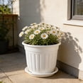 thumbnail image 1 of BiFandian Retro Style Faux Ceramic Planter, Breathable Rhizome Control Flower Pot, Decorative Plant Container for Greenery Home Decor and Indoor Gardening, 1 of 6