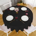 thumbnail image 1 of BiFandian Round 60 Inches Tablecloth, Waterproof & Wrinkle Free Heavy Duty Table Covers, Washable Polyester Table Cloths for Party, Banquet, Dining, 1 of 6