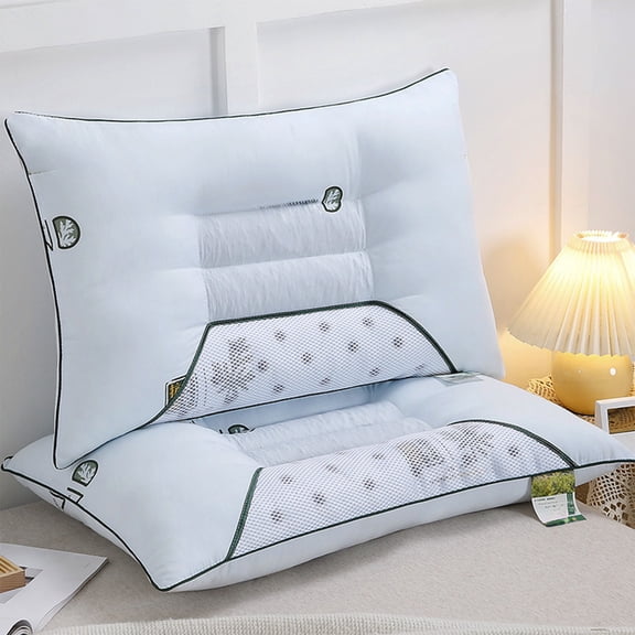 BiFandian Soft Fluffy Sleep Pillow, Hotel Quality Comfort Pillow for Back Stomach Side Sleepers, Supportive Bed Pillow for Night Rest, Home Bedding