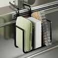 thumbnail image 1 of BiFandian Sponge Holder for Kitchen Sink, Hanging Caddy Dishwashing Supplies Organizer, Rustproof Sink Storage Rack Draining Rack for Sponge, Brush, Kitchen Accessories, 1 of 6