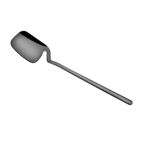 BiFandian Stainless Steel Spoon Set, Stylish Coffee and Ice Cream Spoon for Mixing Stirring, Hanging Spoon for Beverage, Kitchen, Bar, Restaurant Style Tool