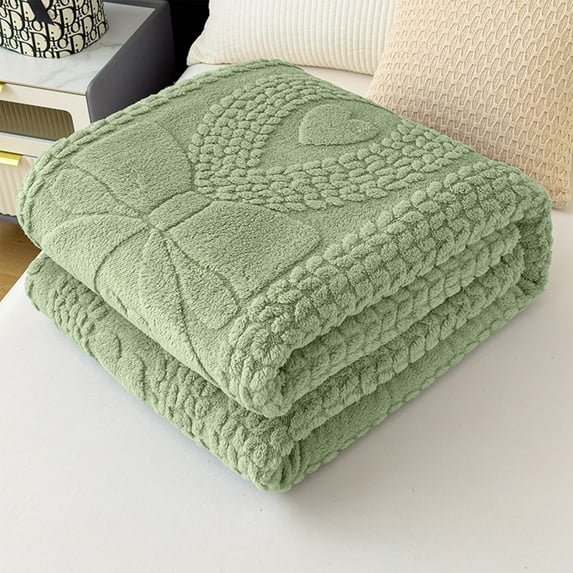 BiFandian Thick Raschel Blanket, Double Layer Warm Artifact for Winter, Soft Blanket for Beds Sofas, Cozy Cover, Home Comfort