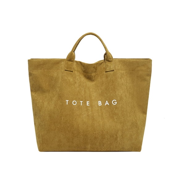 BiFandian Women's Large Tote Bag, Letter Design Casual Bag for Work, Versatile Commuting Bag for Daily Use, Spacious, Practical, Style