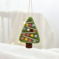 thumbnail image 1 of BiFandian Wool Felt Christmas Ornaments, Snowflake Holiday Pattern Handmade Crafts, Hanging Tree Decor for Display, 1 of 6