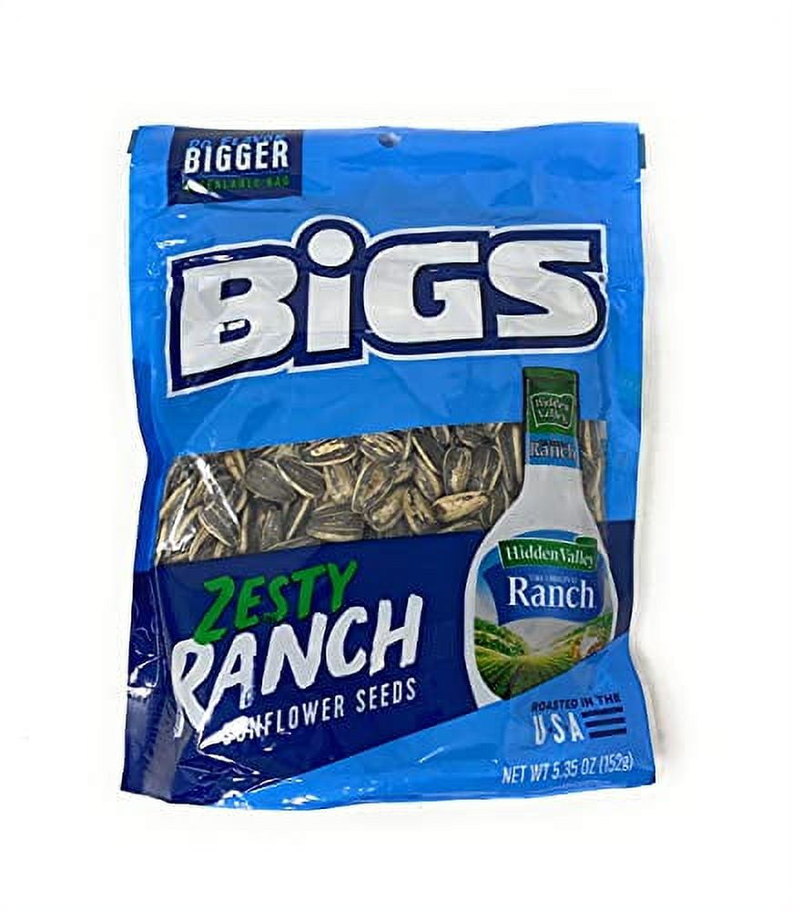 BiGS Sunflower Seeds 5.35oz 1 bag (Hidden Valley Ranch)