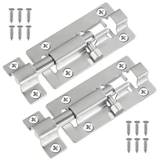 1-Pack 3 Inch Door Barrel Bolt Latch 304 Stainless Steel Sliding Bolt Lock  Safety Security Home Anti-Theft Guard Bolts Action Hardware