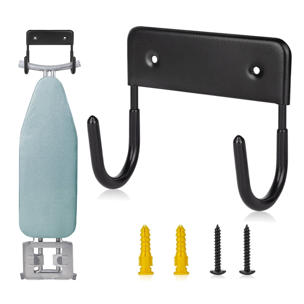BiJun Ironing Board Hanger Iron Board Wall Mount for Laundry Rooms