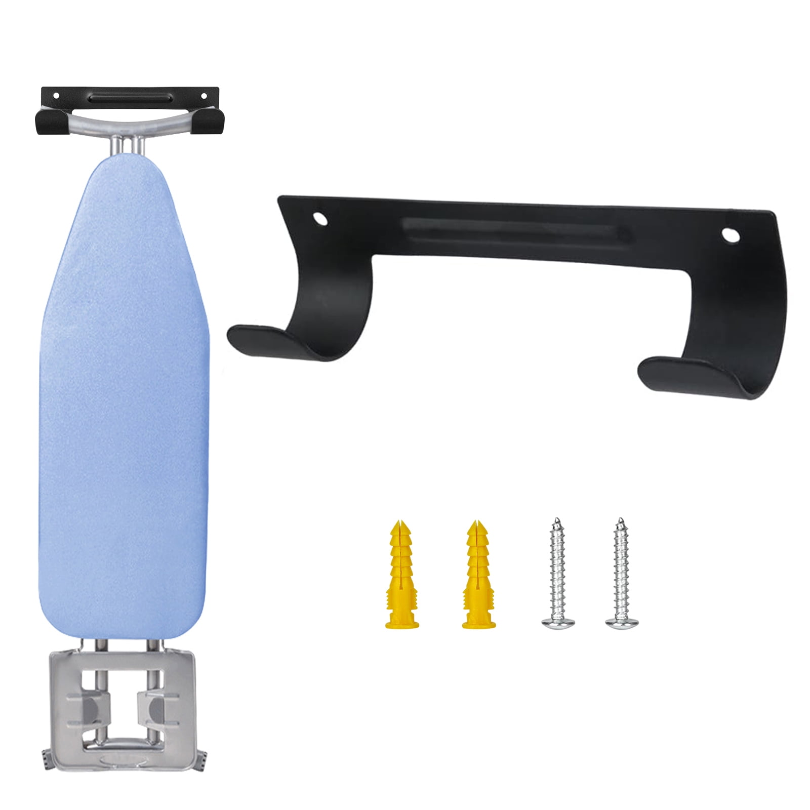 BiJun Ironing Board Wall Mount Ironing Board Hanger Holder for Laundry