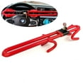 thumbnail image 1 of BiJun Vehicle Steering Wheel Lock, Car Anti-Theft Security Lock with Adjustable Length, Fit for Cars, Trucks, Vans, and SUVs (Red), 1 of 7