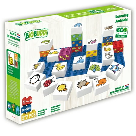 BiOBUDDi Learning Animals - Bio Based Recyclable Building Blocks