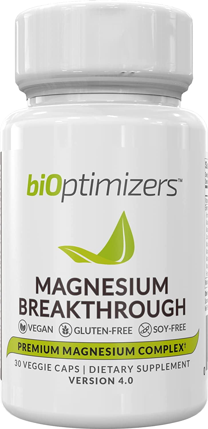 BiOptimizers Magnesium Breakthrough Supplement - 30 Capsules