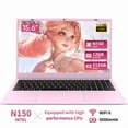 thumbnail image 1 of BiTECOOL 15.6" Win11 Laptop Intel N150 12+512GB for Student, Business, Pink, 1 of 11