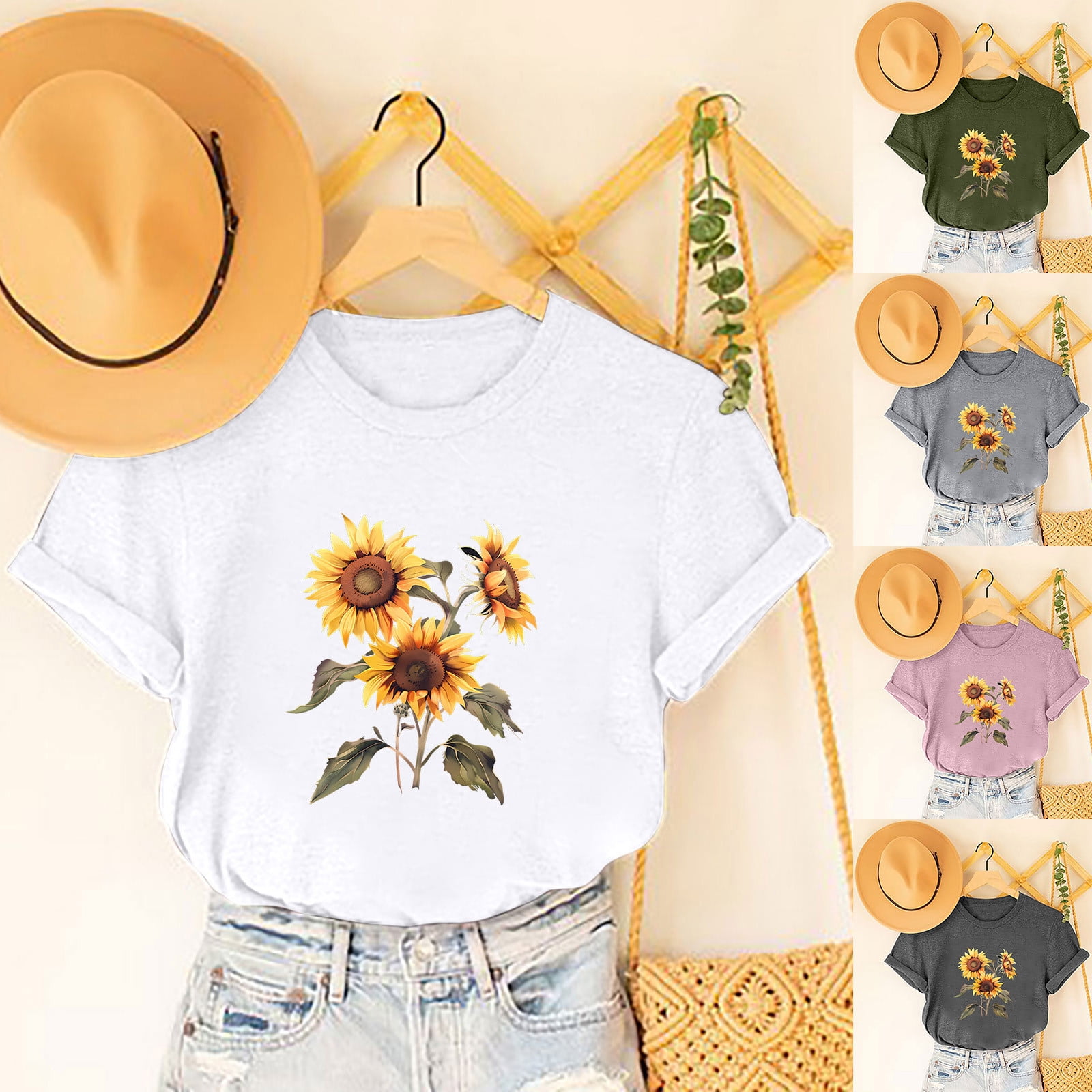Girls Yellow Summer Graphic T-Shirt – “Sweet Summer” Cute Printed Top