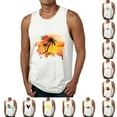 BiZtdJrK Big and Tall Tank Tops for Men 2024 Trendy Printed Sleeveless
