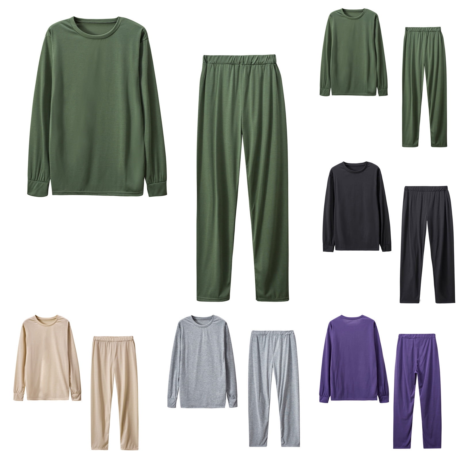Casual Shirt Loose Pants Two Piece Set main image 0