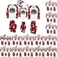 BiZtdJrK Christmas Pajamas for Family Matching Sets 2024 Christmas Cute