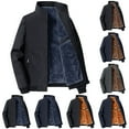 BiZtdJrK Fleece Lined Bomber Jacket for Men Big and Tall Lightweight