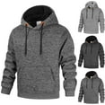 thumbnail image 1 of BiZtdJrK Men's Big & Tall Sweatshirt Hoodie Cotton Casual Hoodie Pullover Drawstring Long Sleeve Hooded Sweatshirts with Pockets, Gray, XXL, 1 of 6