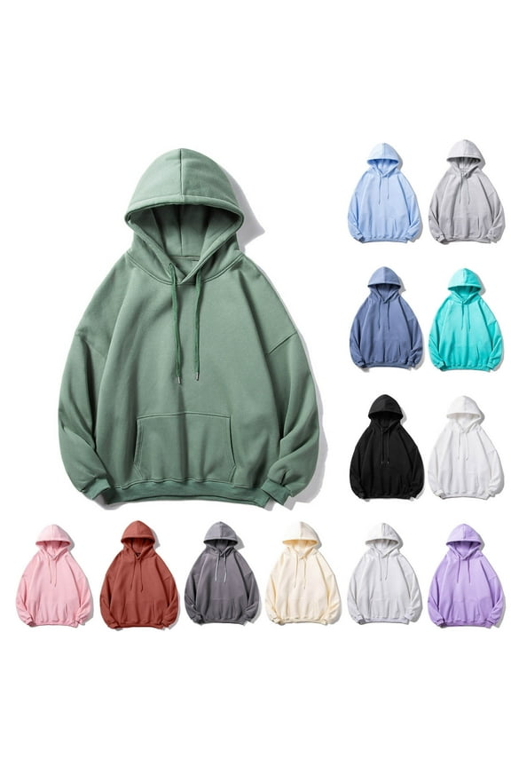 Men's Big and Tall Hooded Sweatshirts Drawstring Long Sleeve Cotton Hoodies Regular Fit Casual Fall Pullover with Pocket Silver M
