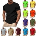 thumbnail image 1 of BiZtdJrK Mens Quick Dry Rash Guard Workout Running Top Tees Summer Casual Crewneck Short Sleeve T-Shirt 2025 Gym Workout Tops Green S, 1 of 10