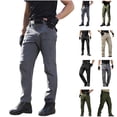 thumbnail image 1 of BiZtdJrK Mens Stretch Tactical Pants Lightweight Water Resistant Ripstop Cargo Pants Outdoor Casual Work Hiking Pants Hunting Clothes, Army Green, M, 1 of 5