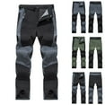 thumbnail image 1 of BiZtdJrK Prime Sales Today Men Outdoor Cargo Pant Water Resistant Stretch Cargo Pants Casual Comfy Hiking Mountaineering Trousers with Multi Pockets Gray L, 1 of 6