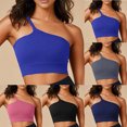 thumbnail image 1 of BiZtdJrK Seamless Bras for Women Halter Neck Spaghetti Straps Bra Full Coverage No Underwire Bralettes High Support Stretch Sports Bralette Birthday Gift Black S, 1 of 5