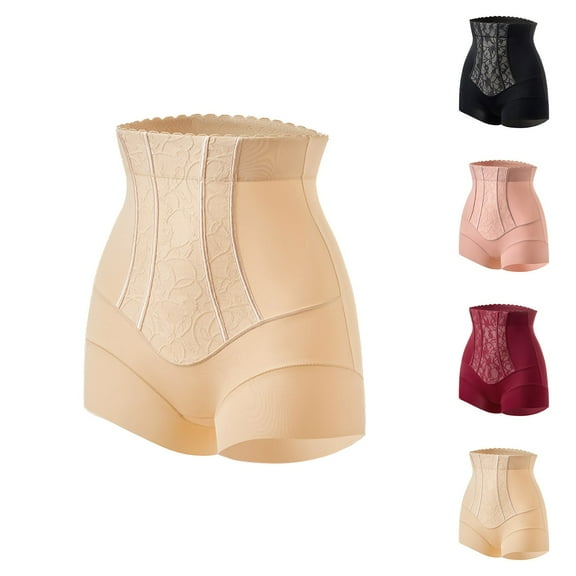 BiZtdJrK Shapewear for Women Under Dress High Waisted Tummy Control Fitness Shorts Compression Body Shaper Shorts Birthday Gift Beige XXXL