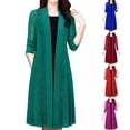 thumbnail image 1 of BiZtdJrK Sheer Cardigan for Women Plus Size Long Sleeve Maxi Cardigans Loose Casual Summer Cover Up Solid Lightweight Outerwear Hot Pink XXXL, 1 of 4