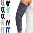 thumbnail image 1 of BiZtdJrK Sun Protective Arm Sleeve for Men Running Hiking Lightweight Cool Sun Protection Arm Guard White Free Size, 1 of 4
