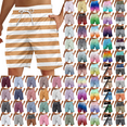 thumbnail image 1 of BiZtdJrK Weekly Prime, Mens Big and Tall Summer Beach Shorts Casual Drawstring Elastic Waist Board Shorts Novelty Graphic Print Swim Trunks with Pockets Multicolor XL, 1 of 5