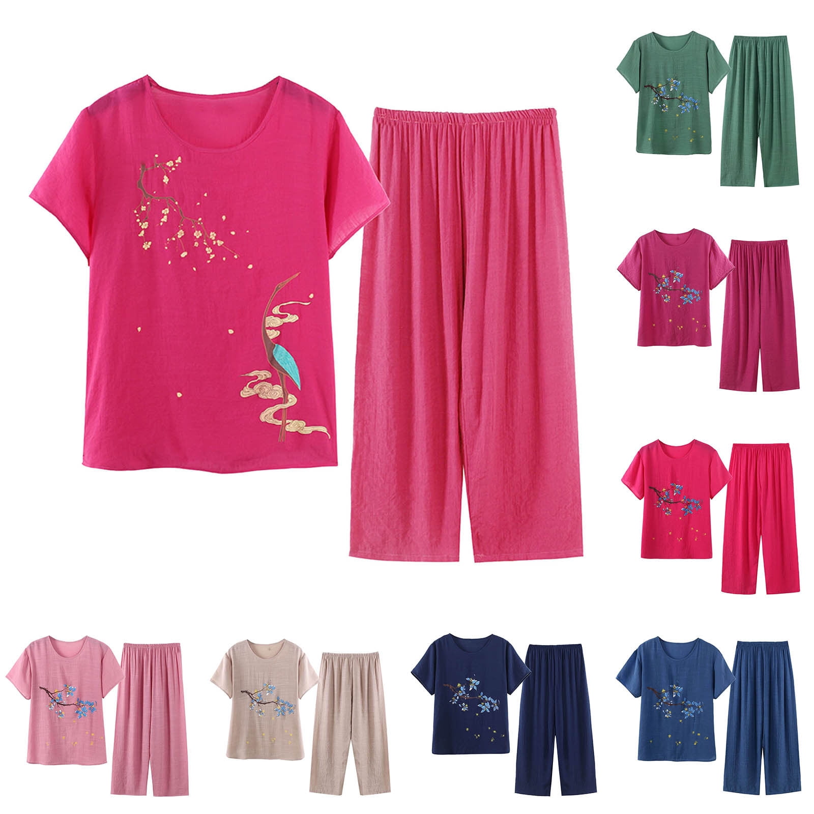 Soft Knit Two Piece Set With Oversized Pockets Blue Spring Lounge Wear For Women main image 0
