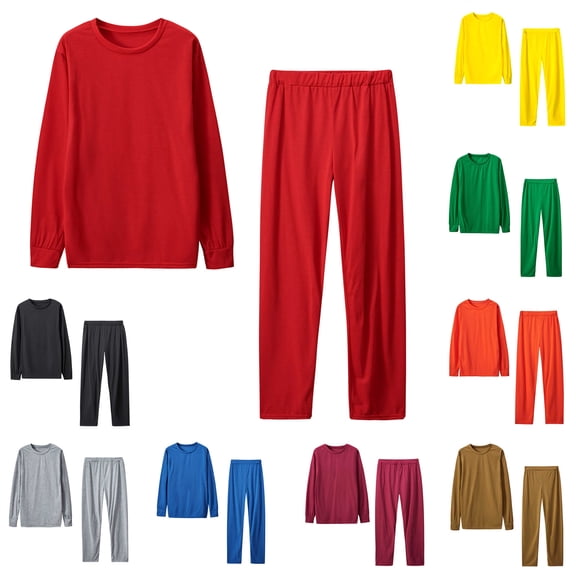 BiZtdJrK Yellow Two Piece Sets for Women Long Sleeve Sleepwear Casual Crewneck Pullover Tops and Sweatpants Pajama Outfits